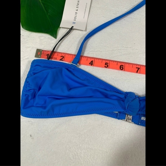 NWT Solid & Striped Whitney Bandeau Convertible‎ Bikini Top Blue [SZ Small ] - Picture 3 of 8